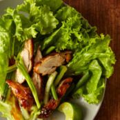 Korean-Style Chicken Wraps