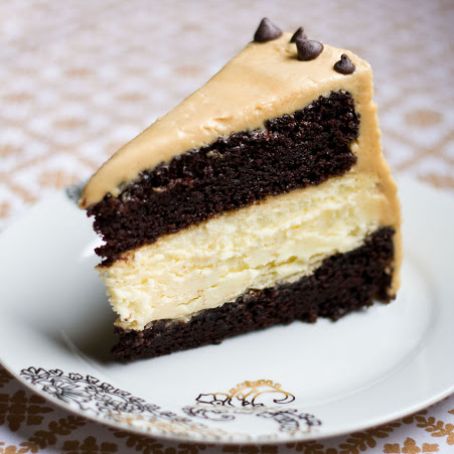 Chocolate Peanut Butter Cheesecake Cake