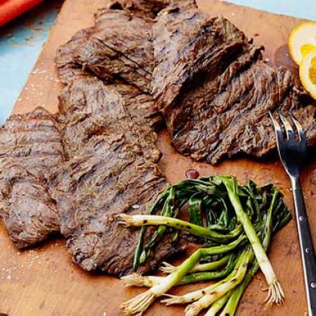 Beer-Marinated Grilled Skirt Steak