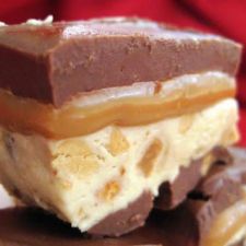 Homemade Snickers Bar