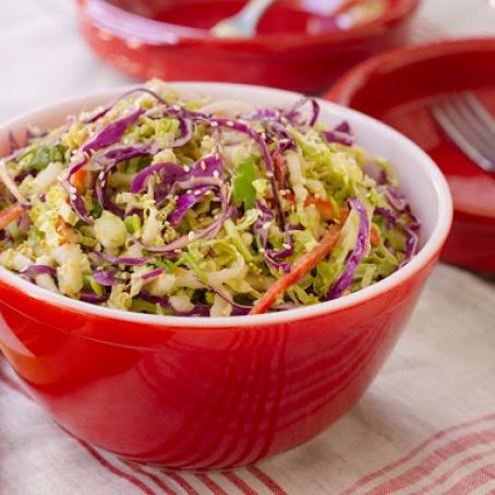 David Venable's Asian Slaw with Peanut-Soy Dressing