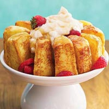 French-Toasted Angel Food Cake