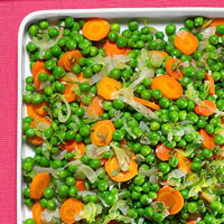 Peas with Lettuce & Carrots