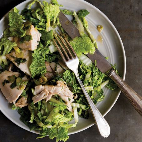 CHINESE WHITE-COOKED CHICKEN WITH GINGER-SOY DRESSING