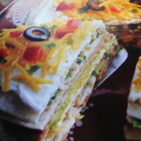 Layered Tortilla Sandwich