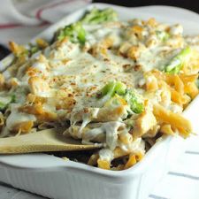 Chicken-Alfredo Baked Penne