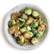 Braised Brussel Sprouts with Lemon and Thyme