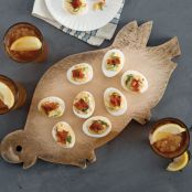 Crispy Bacon Deviled Eggs