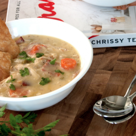 Food Pusher: Chicken Pot Pie Soup