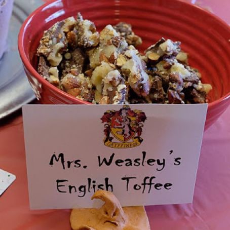 Mrs. Weasley's English Toffee recipe | Harry Potter Recipe - (4.4/5)