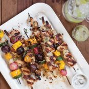 Chicken and Onion Kabobs