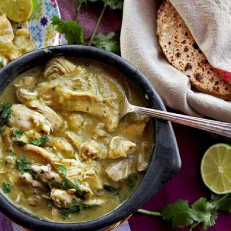 Easy Pressure Cooker Green Chile with Chicken