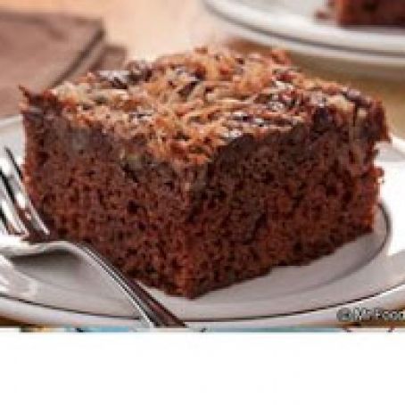 Cocoa-Nut Upside-Down Cake