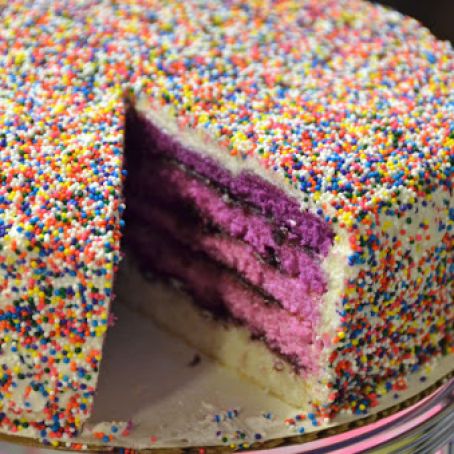 Simple purple ombre cake with... - A Purple Kaardaamom | Facebook