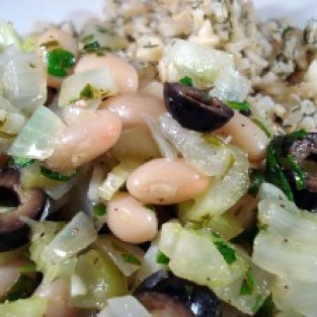 Mediterranean Beans and Rice