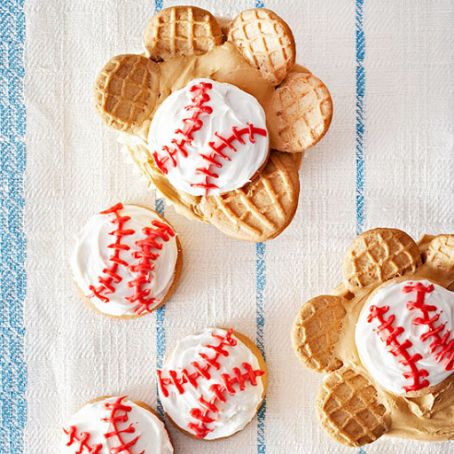 Baseball Glove Cupcakes