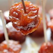 Crock Pot Bourbon Glazed Kielbasa