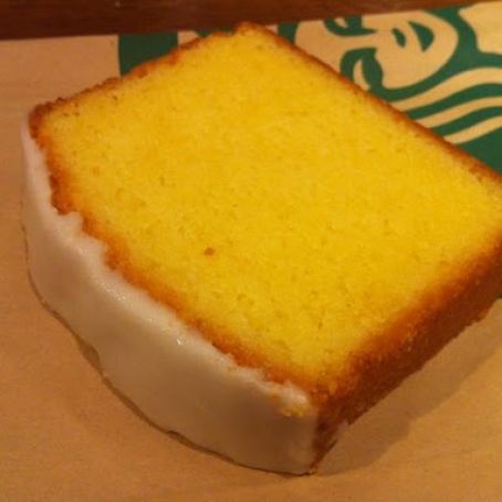 starbucks cake pound lemon iced