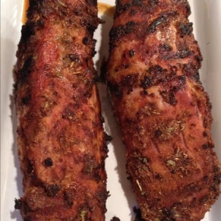 Sweet & Spicy Dry Rub Pork Tenderloin