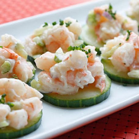 Shrimp Salad on Cucumber Slices Recipe - (5/5)