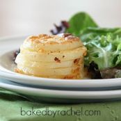 Parmesan Scalloped Potato Stacks