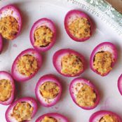 Beet-Pickled Deviled Eggs