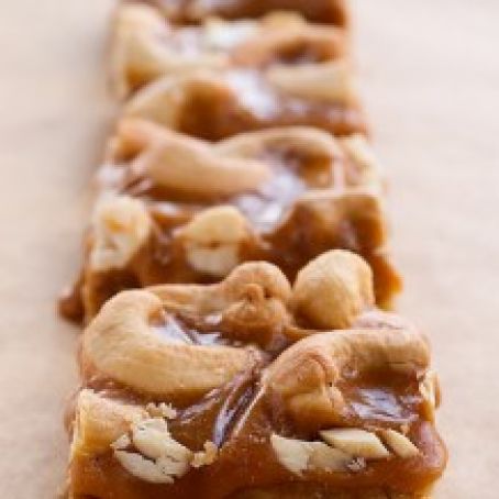 Butterscotch Cashew Bars