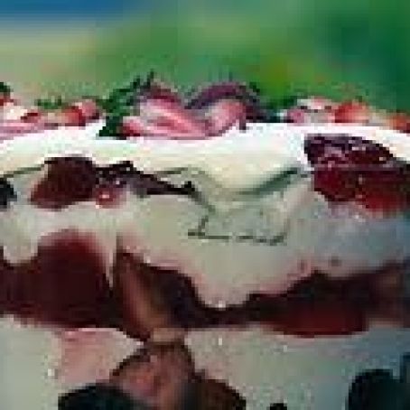 Strawberry Shortcake Trifle