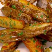 Butter-Garlic Oven Fries with Herbs