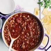 Three-Chile Beef Chili