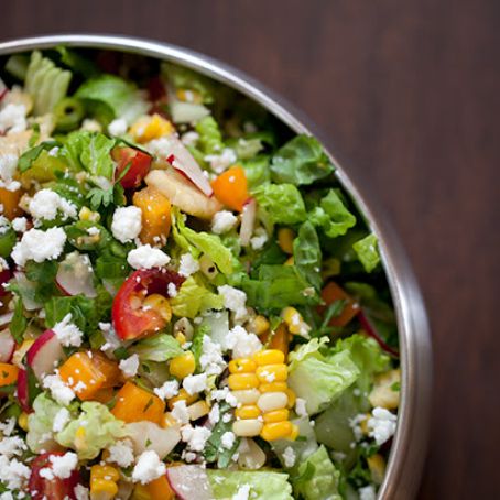 Mexican Chopped Salad with Honey-Lime Dressing