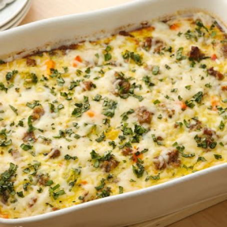 Overnight Sausage-Egg Bake