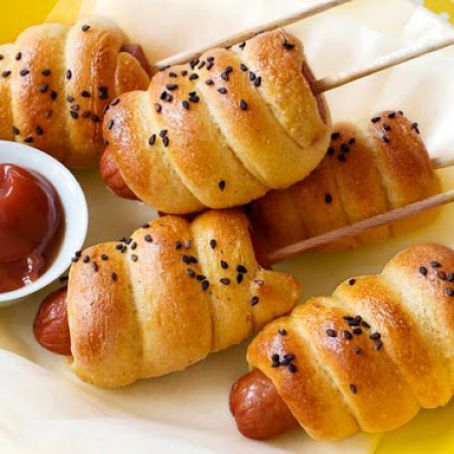 Baked Mini Corn Dogs