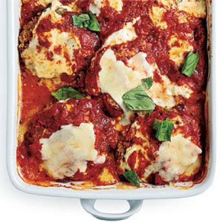 Healthy Eggplant Parmesan