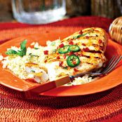 Jalapeno and Basil-Glazed Chicken