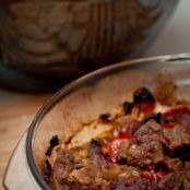 Stew with beef and pepper