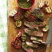 Steak with Argentine Herb Sauce