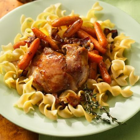 Honey-Glazed Chicken and Carrots