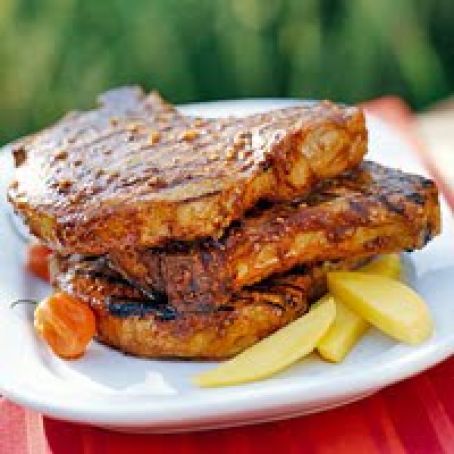 Spicy Grilled Pork Chops