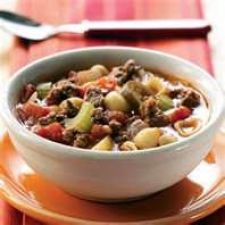 Crock pot   - Hamburger soup