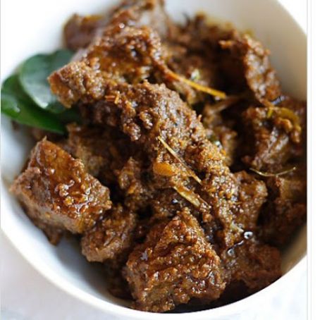 Beef Rendang Rendang Daging Recipe