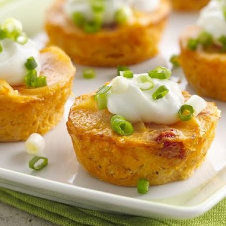 Cheesy Au Gratin Potato Cupcakes