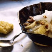 Bourbon Banana Pudding with Glazed Pecans