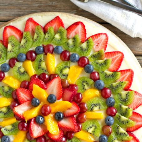 Easy Fruit Pizza