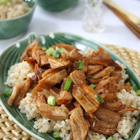 Braised Country Style Pork Ribs in Ginger Ale & Hoisin Sauce