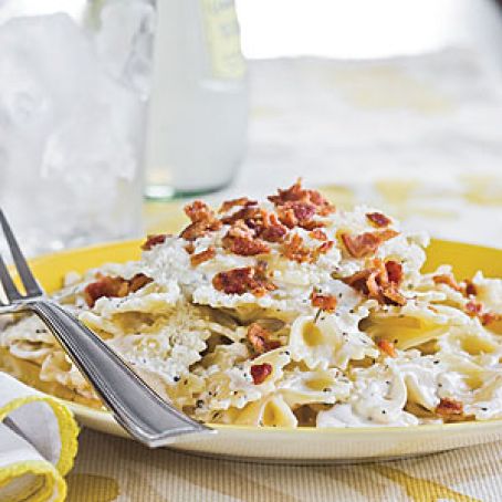 Bacon Bow Tie Pasta