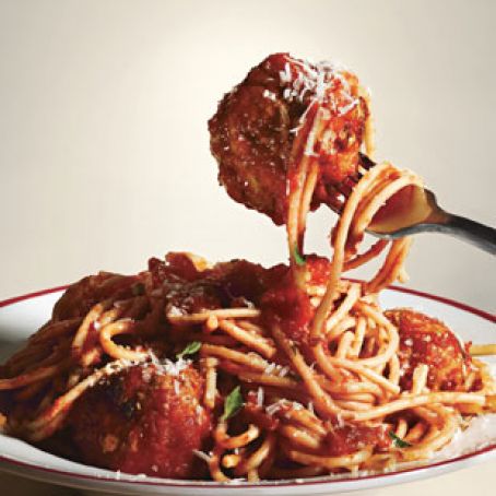 Spaghetti and Meatballs All'Amatriciana