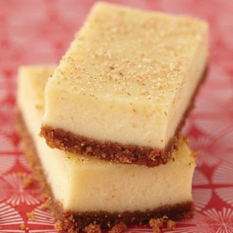 Elizabeth's Eggnog Cheesecake Bars