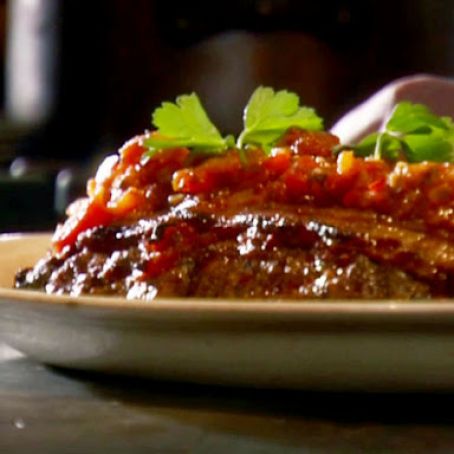 Dad's Meatloaf with Tomato Relish