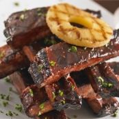 Grilled Baby Back Ribs with Pineapple Glaze